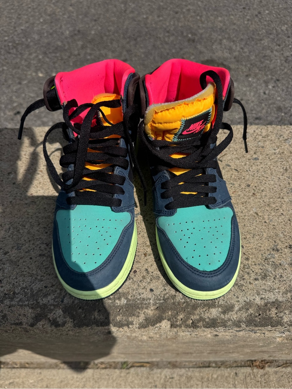 Jordan Air Jordan 1 Retro High Tokyo Bio Hack 2020 Multicolor 555088-201 SIZE 5Y
